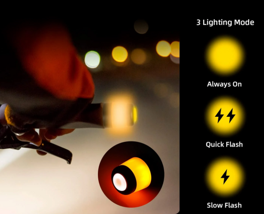 LED Blinker Set für E-Scooter | Universal Nachrüstsatz (USB-aufladbar)