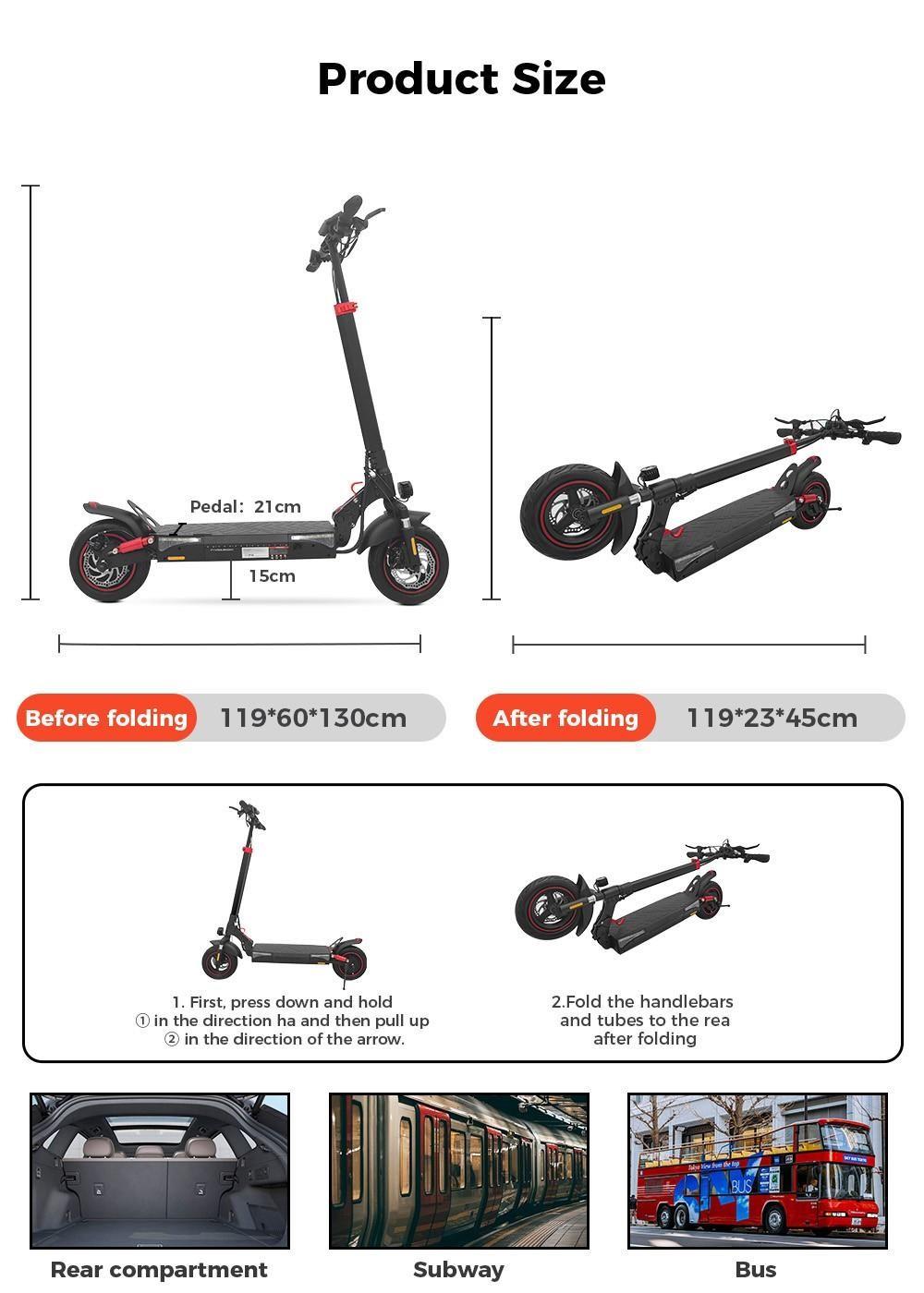 Alpen Scooter T4 600W/13Ah - E-Scooter
