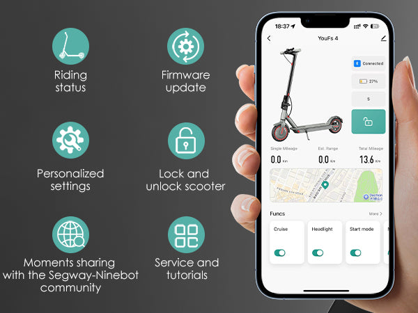 Alpen Scooter D8 Pro E-Scooter 350W/10.4Ah