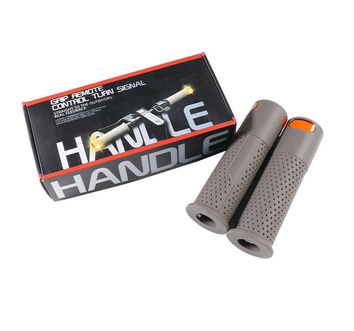 Graue Blinker-Lenkergriffe mit Originalverpackung