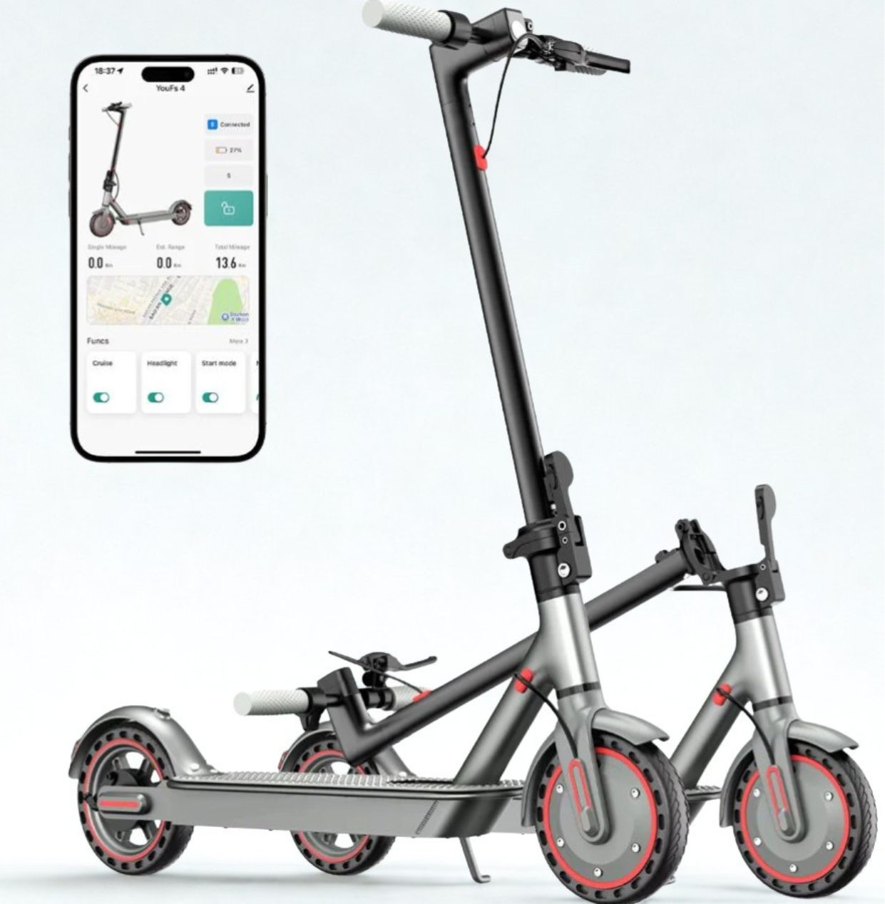 D8 PRO E-Scooter – Mit Blinker | StVO-konform 2026 | 350W | Bis 25 km Reichweite