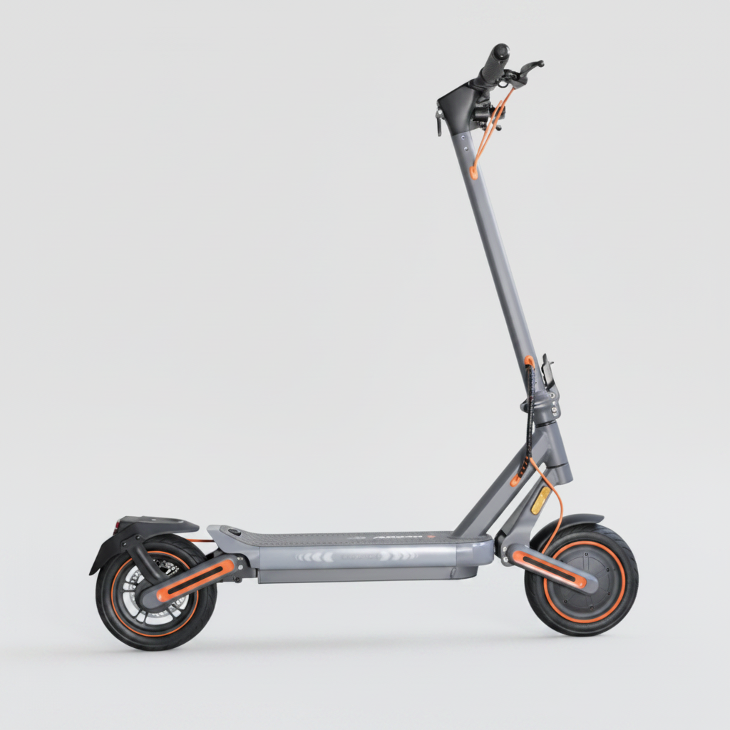 AlpenScooter E12 – E-Scooter mit integriertem Blinker, 500 W & Doppelfederung (StVO 2026)