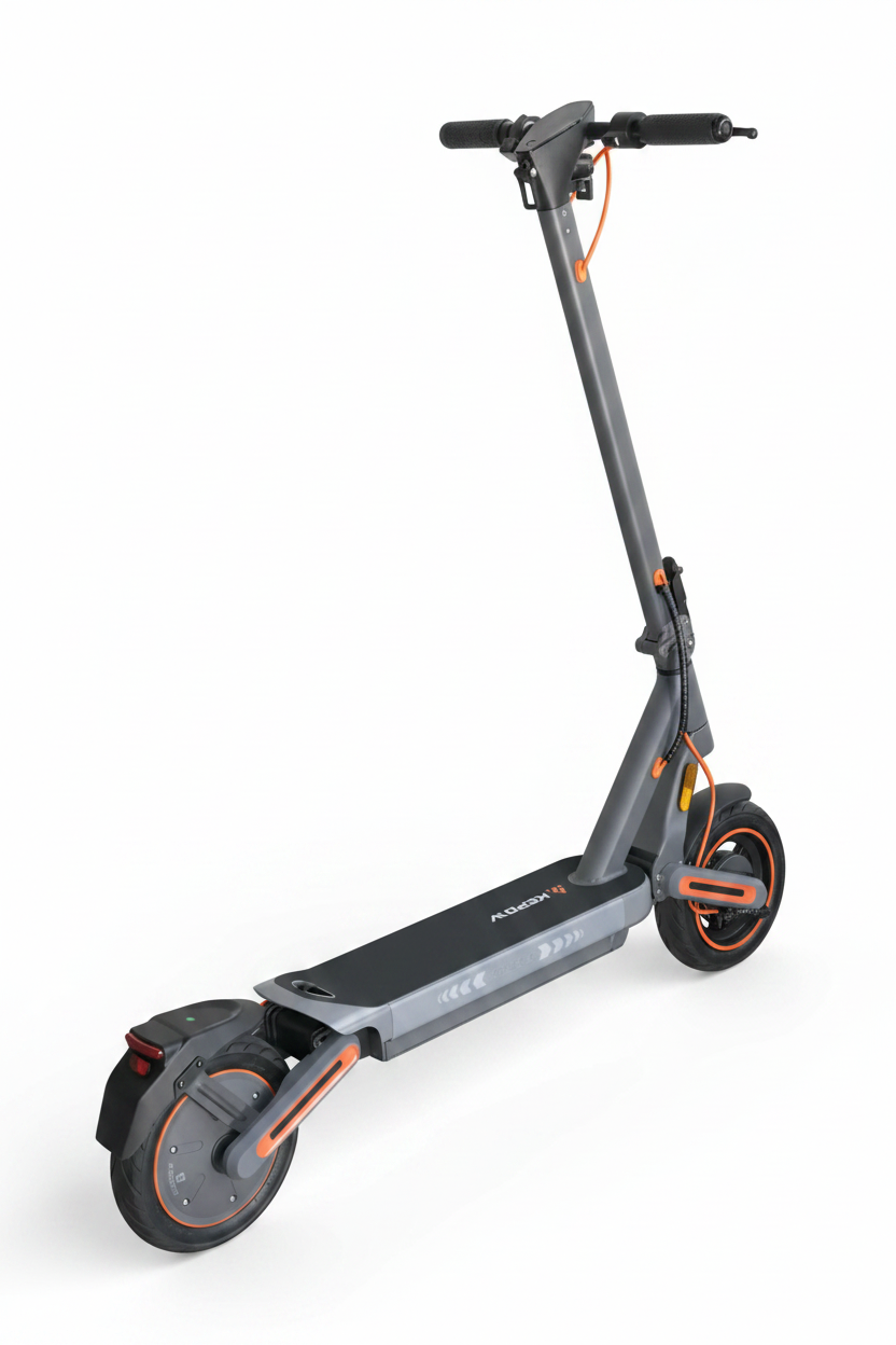 AlpenScooter E12 – E-Scooter mit integriertem Blinker, 500 W & Doppelfederung (StVO 2026)