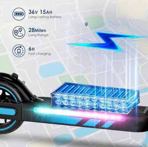 V10 PRO E-Scooter – Mit Blinker | StVO-konform 2026 | 500W | Bis 35 km Reichweite