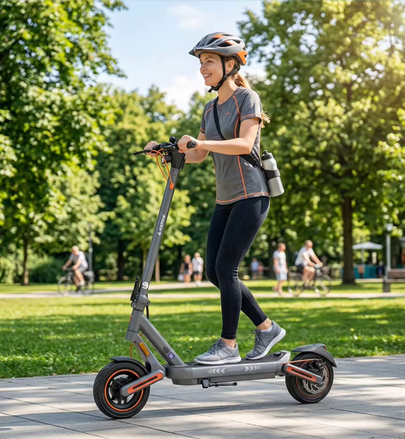 AlpenScooter E12 – E-Scooter mit integriertem Blinker, 500 W & Doppelfederung (StVO 2026)