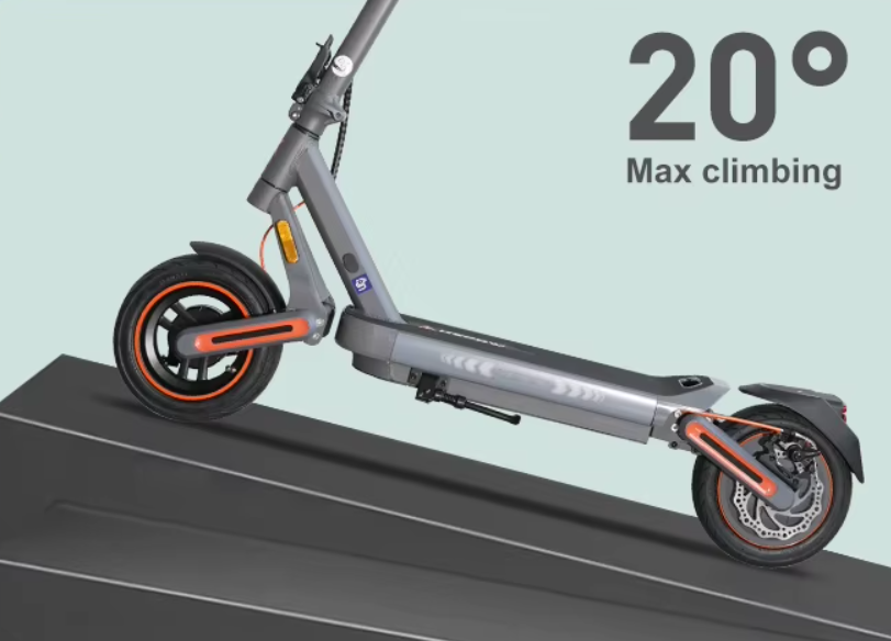AlpenScooter E12 – E-Scooter mit integriertem Blinker, 500 W & Doppelfederung (StVO 2026)